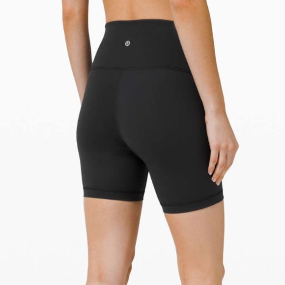 lululemon athletica Pants - Lululemon Wunder Train High-Rise Short 6" Biker Shorts in Black Size 0